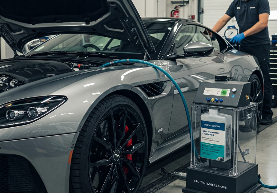 Aston Martin Car Coolant System Repair in Dubai